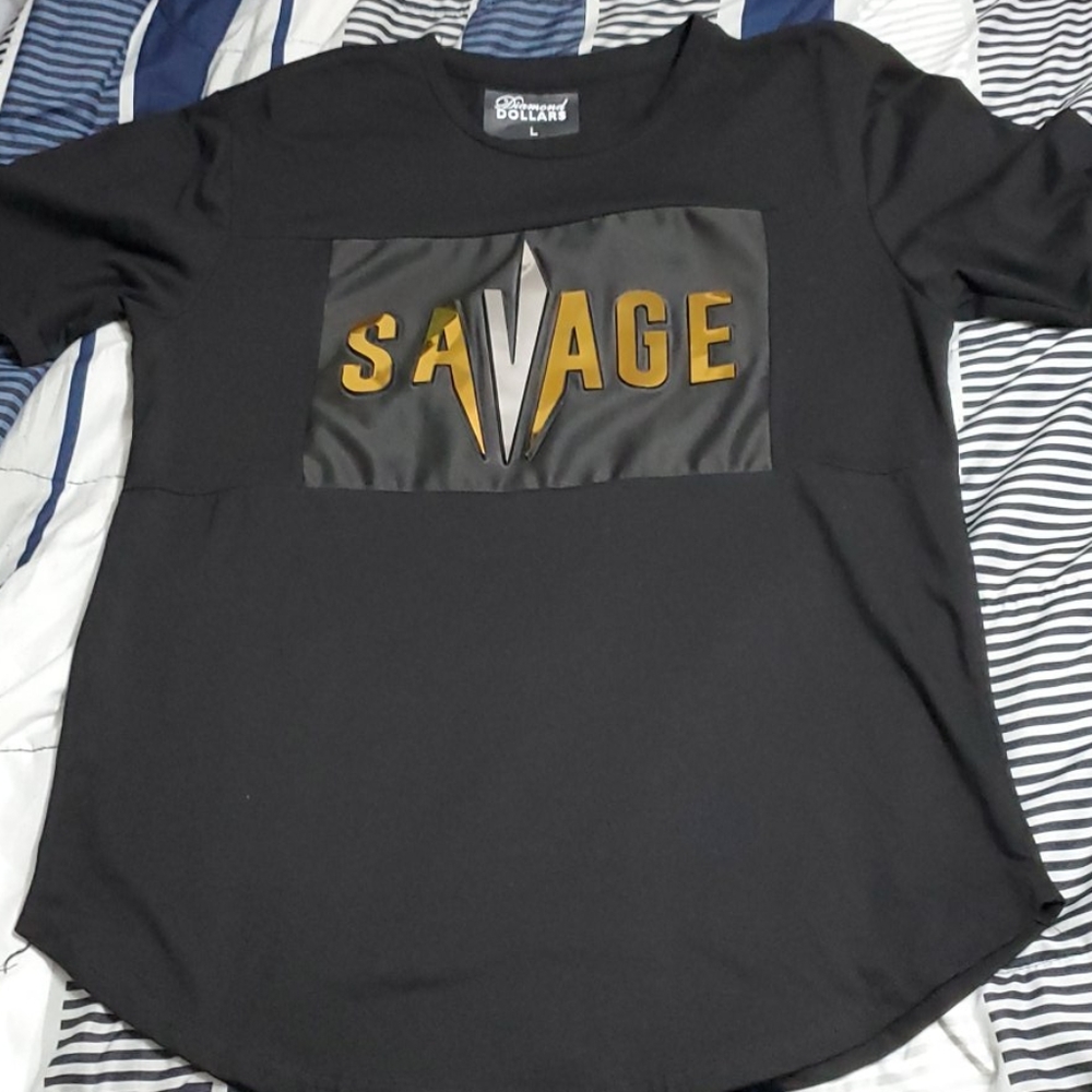 Mens Savage Hiphop Shirt
